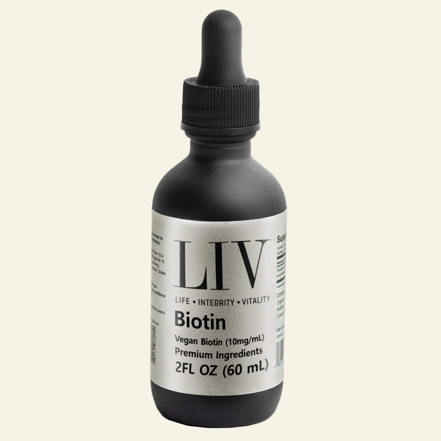 Biotin Liquid Skin Nutrients (Vegan, 10,000mcg each, 60 Servings) - My American Goods