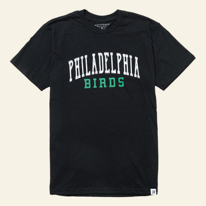 Black t-shirt with &