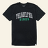 Black t-shirt with &