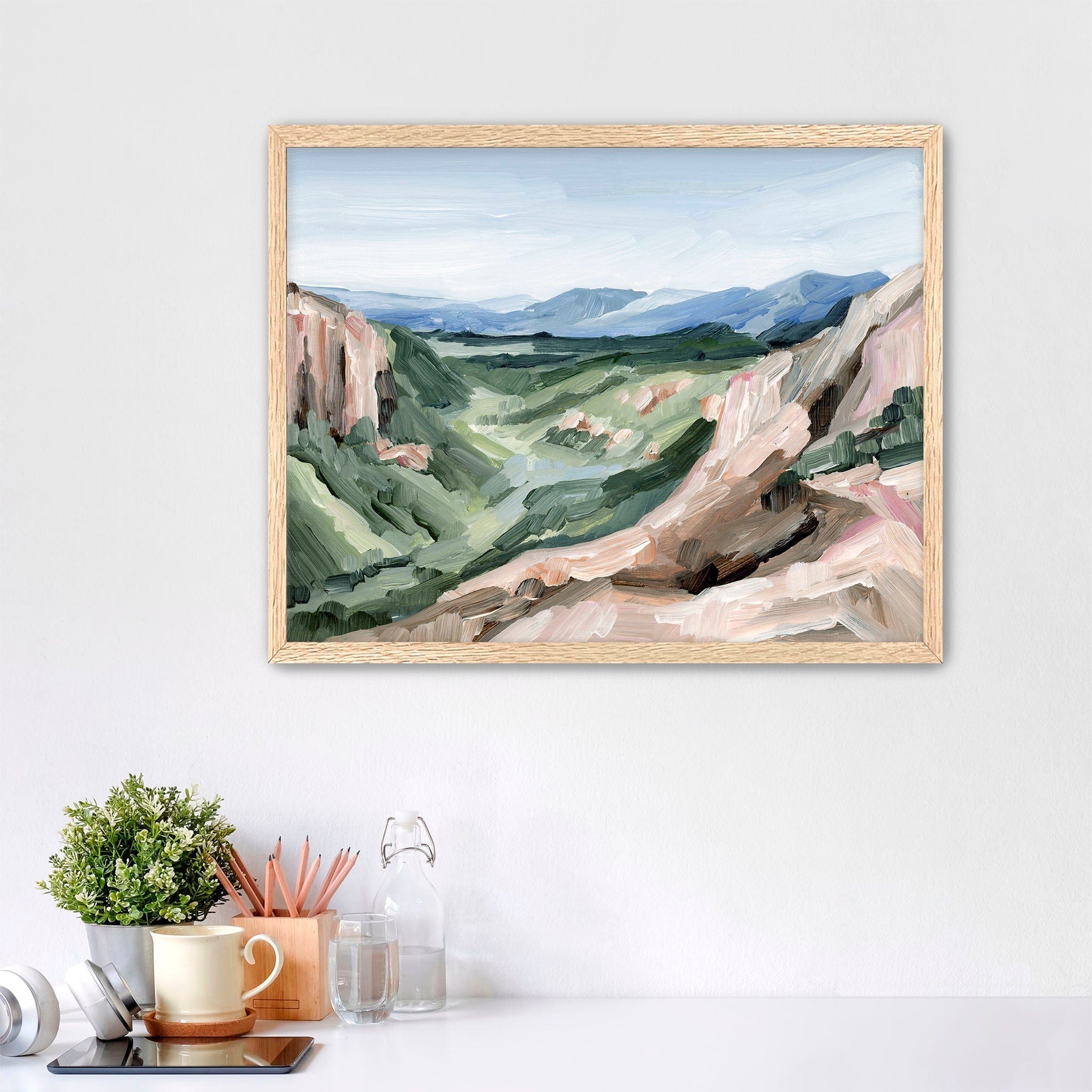 Katie Garrison Art Print Paper Print / 5x7 in / Oak Frame "Black Bear Pass" Art Print
