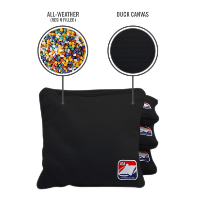 Black Daily 66x Cornhole Bags