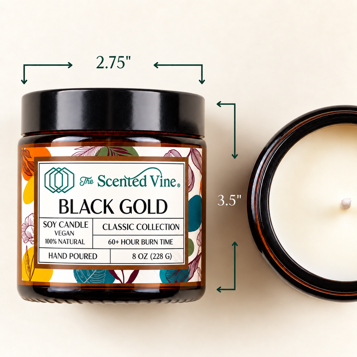 Black Gold Soy Candle