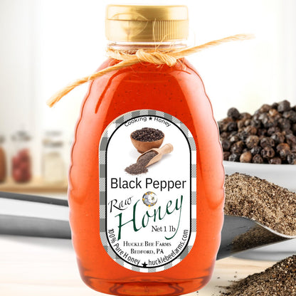 Experience Sweet Heat: Black Pepper Infused Honey