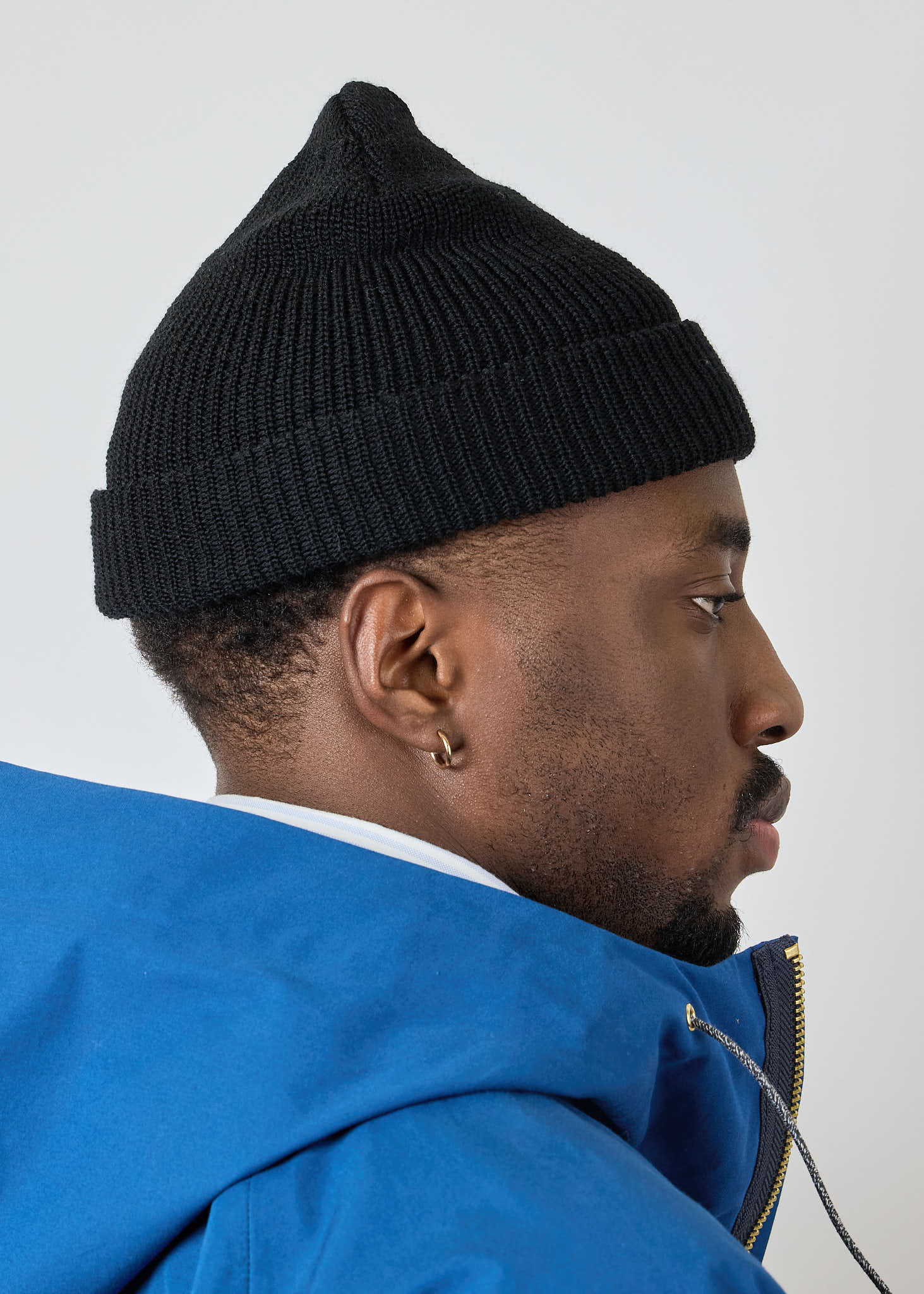 American Trench Accessories Merino Cardigan Stitch Beanie