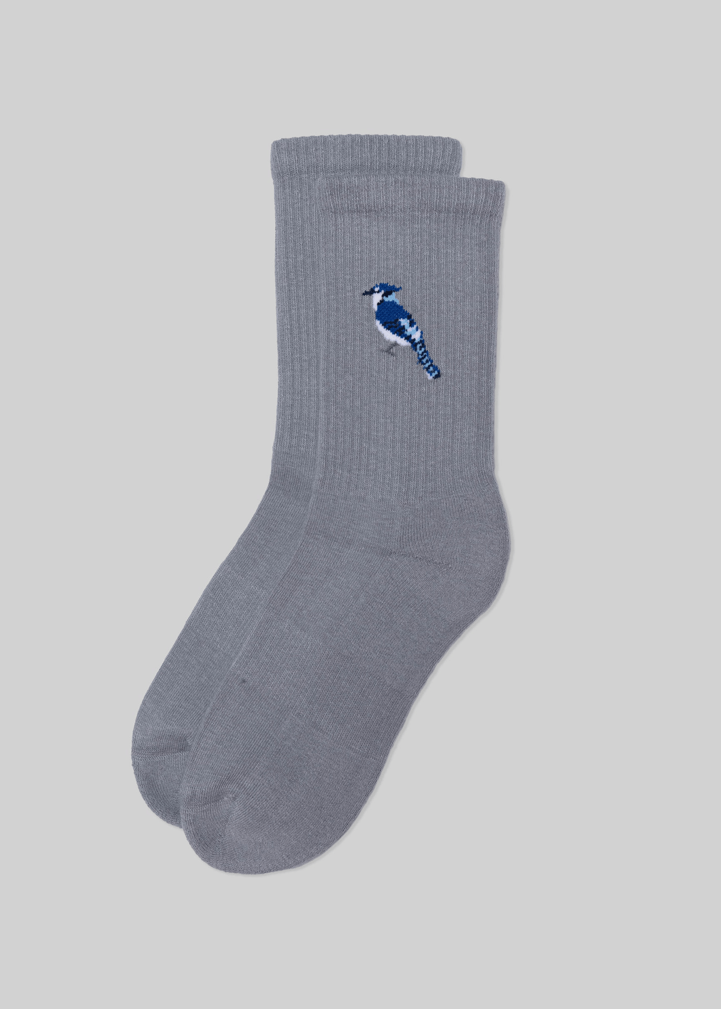 American Trench Socks grey blue jay / m The Zoo Crew