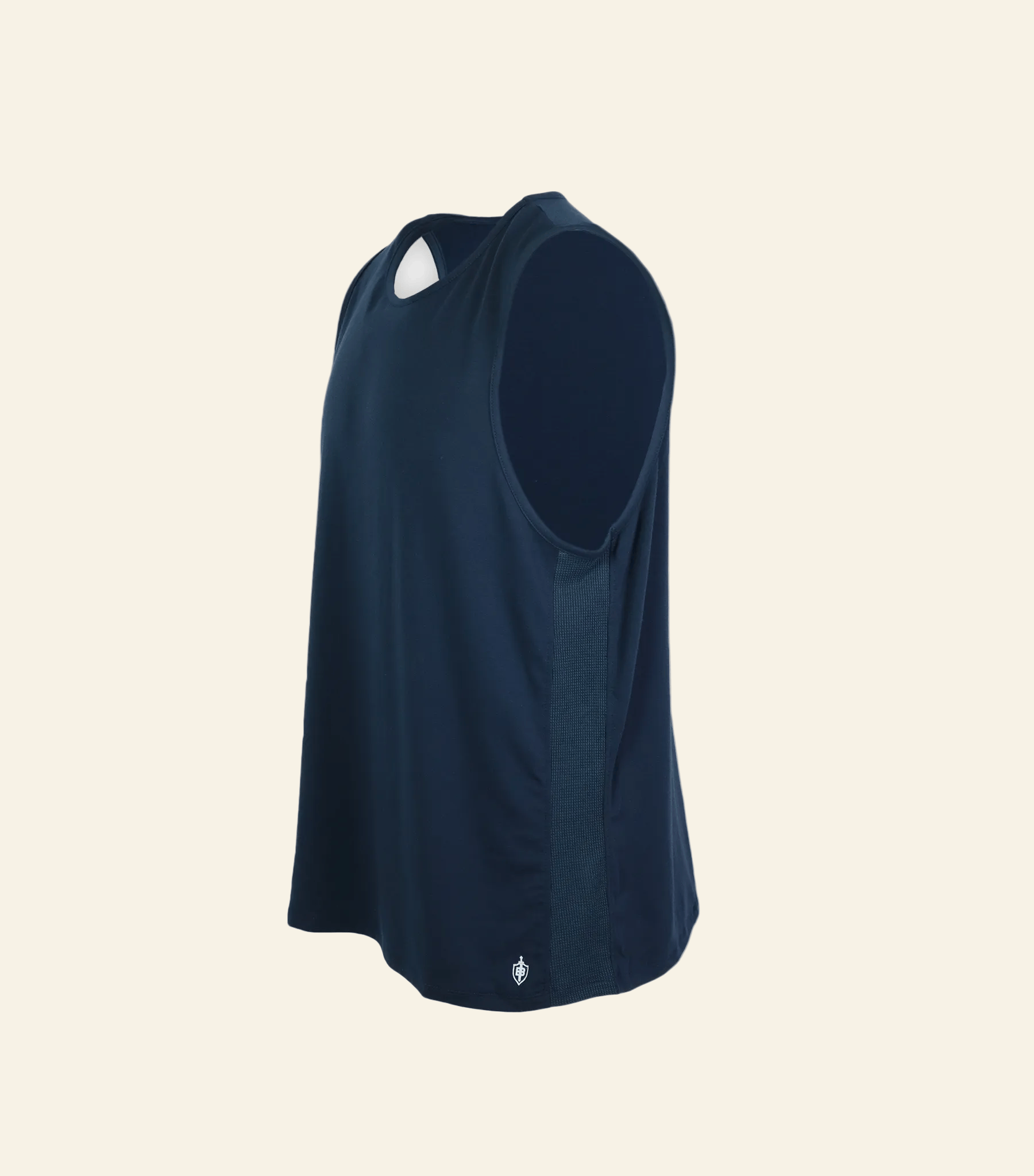 Bamtech Tanks S / Navy Eucalyptus Performance Tank - Navy