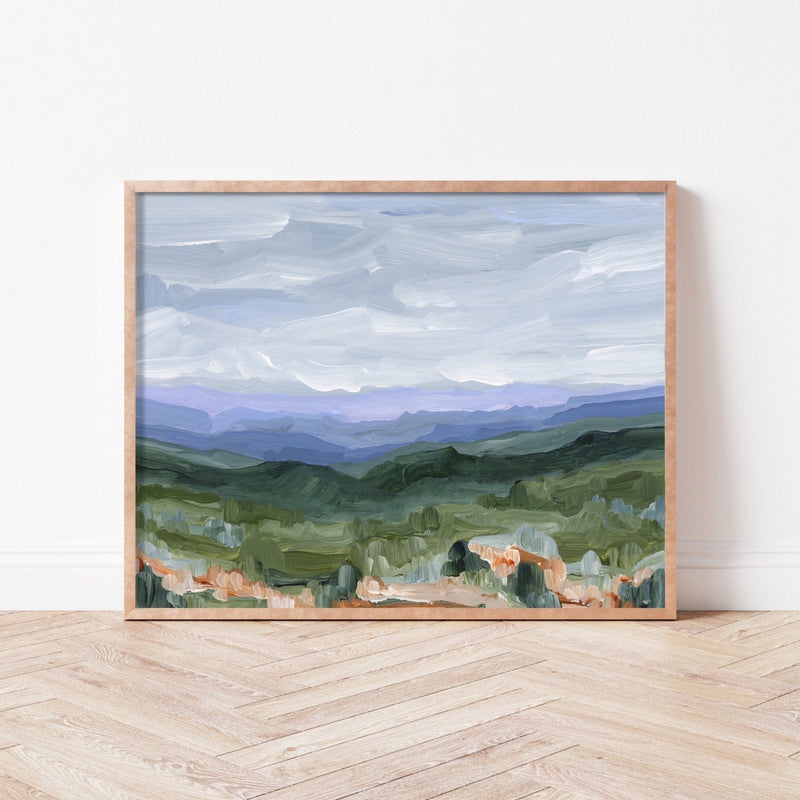 Katie Garrison Art Print "Blue Ridge" Art Print