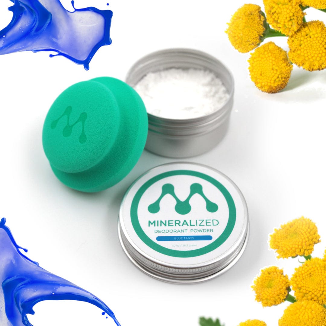 Mineralized Deodorant Blue Tansy Sample Scent + Applicator