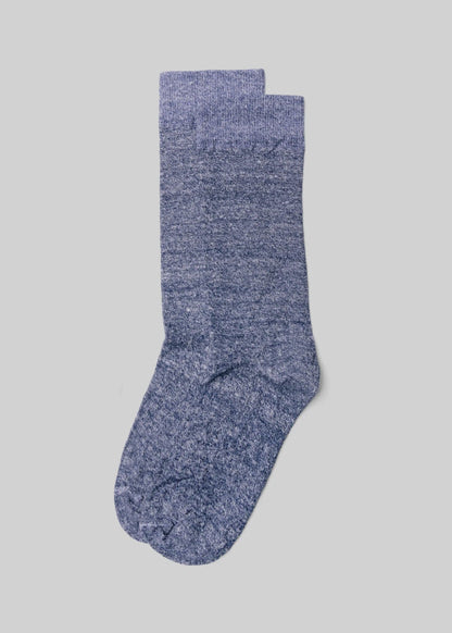 American Trench Socks blue / One Size Linen Dress Sock