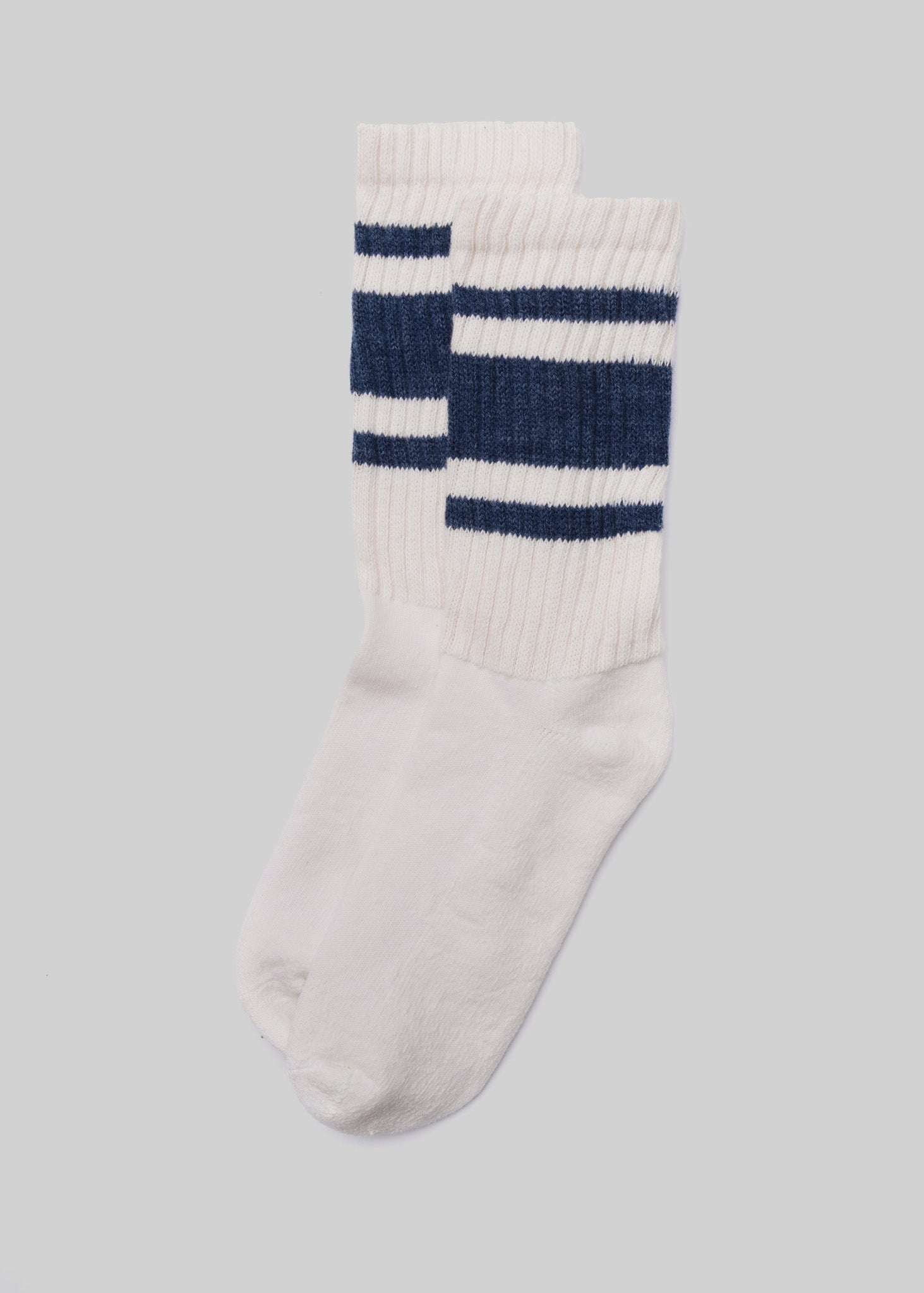 American Trench Socks denim heather / One Size The Heathered Mono Stripe