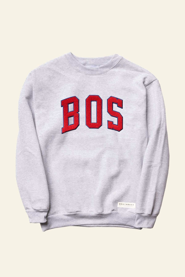 Gray sweatshirt with &