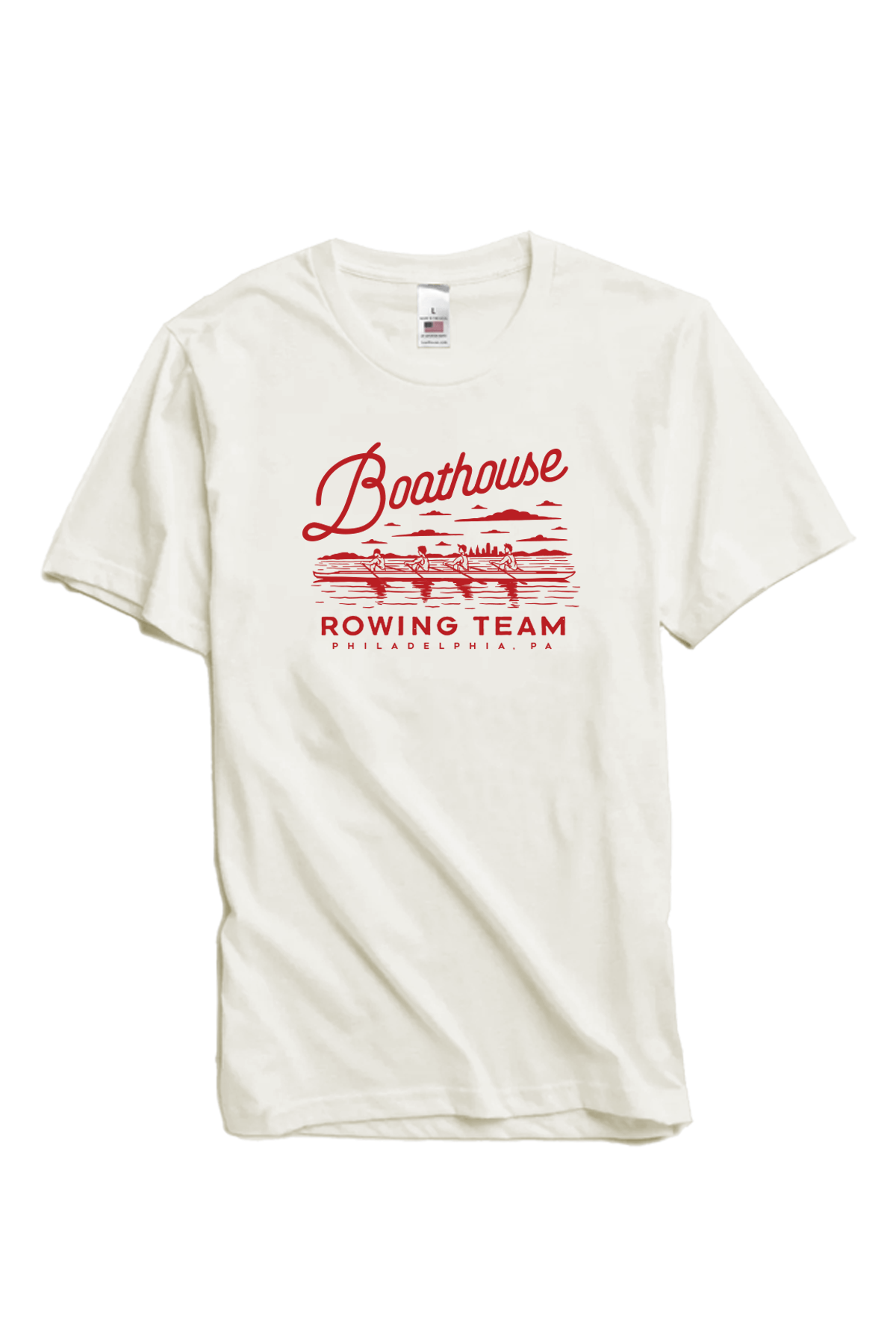 Boathouse active unisex t-shirts Rowing Team / X-Small Boathouse Graphic Cotton Short Sleeve