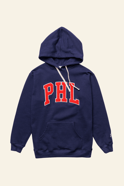 Boathouse unisex crew neck sweatshirt Navy / X-Small BOATHOUSE PHL CHENILE Unisex HOODIE