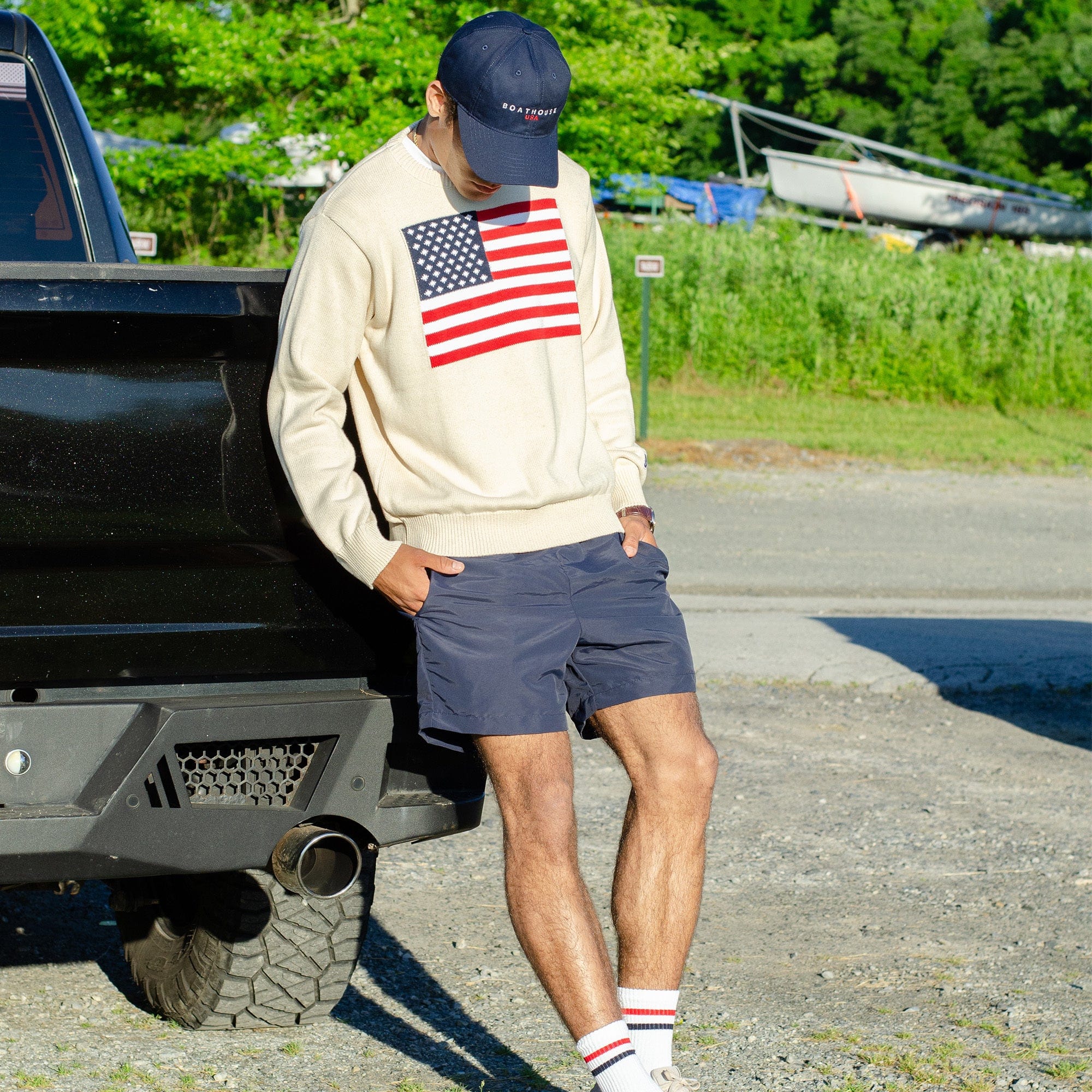 Boathouse unisex gym shorts Boathouse Unisex Classic Supplex Shorts