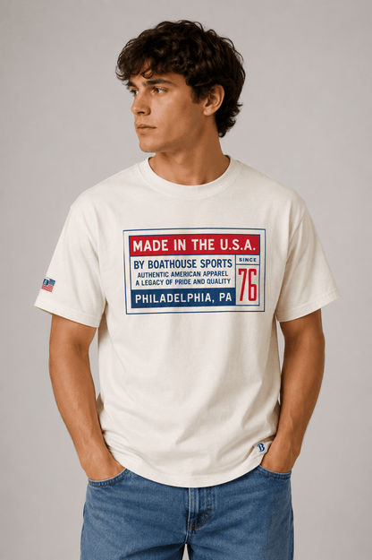 Boathouse active unisex t-shirts Boathouse USA Cotton Short Sleeve