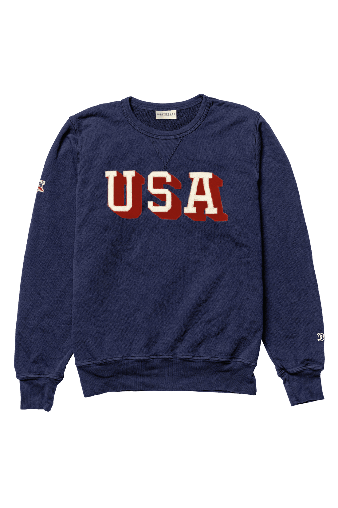 Boathouse unisex crew neck sweatshirt Navy / X-Small Boathouse USA French Terry Crew