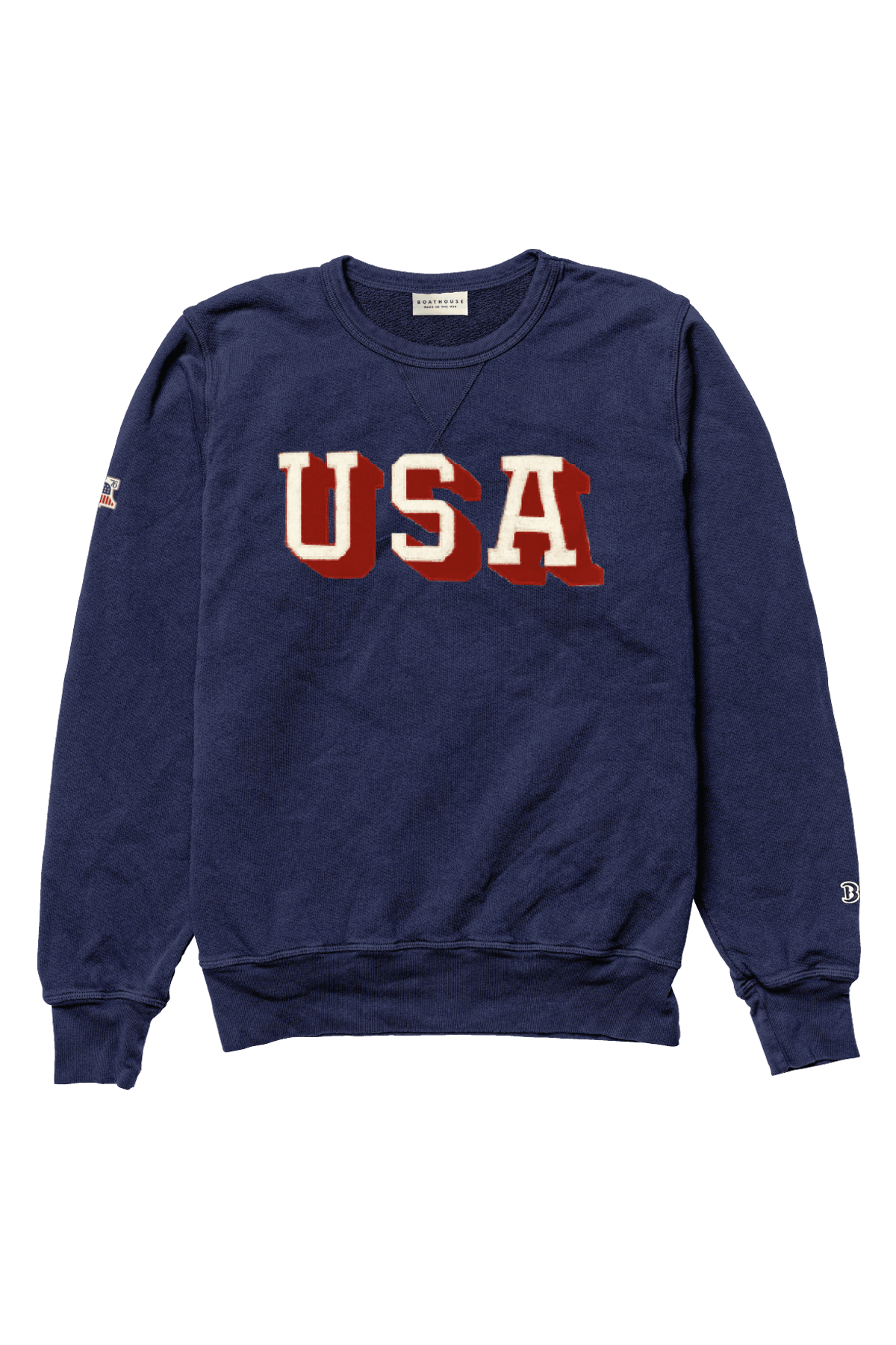 Boathouse unisex crew neck sweatshirt Navy / X-Small Boathouse USA French Terry Crew