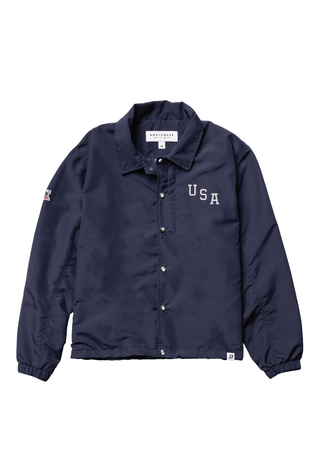 Boathouse unisex windbreaker jackets Navy / X-Small Boathouse USA Unisex Coaches Jacket