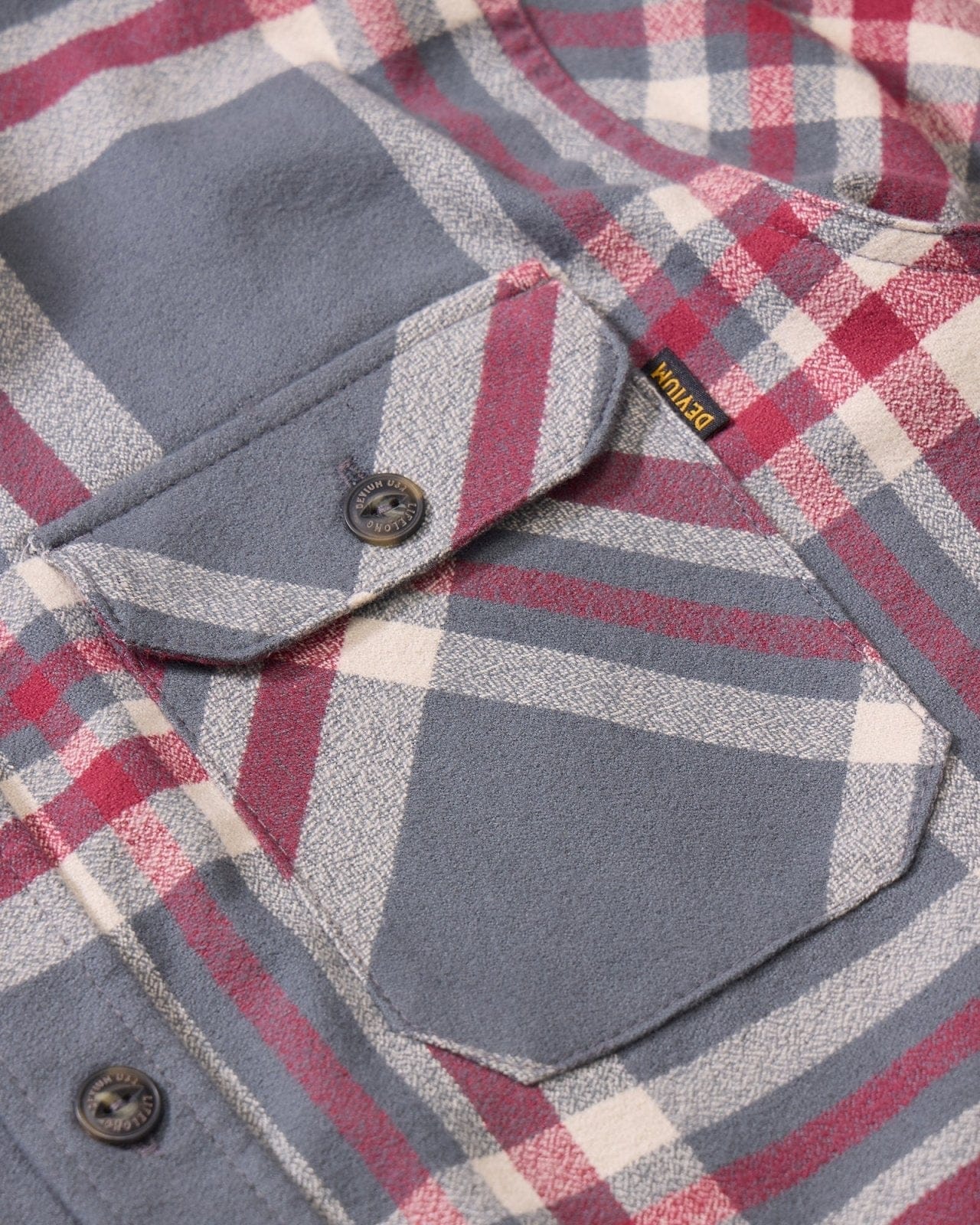 Devium Shirts Boca Long Sleeve Flannel Shirt