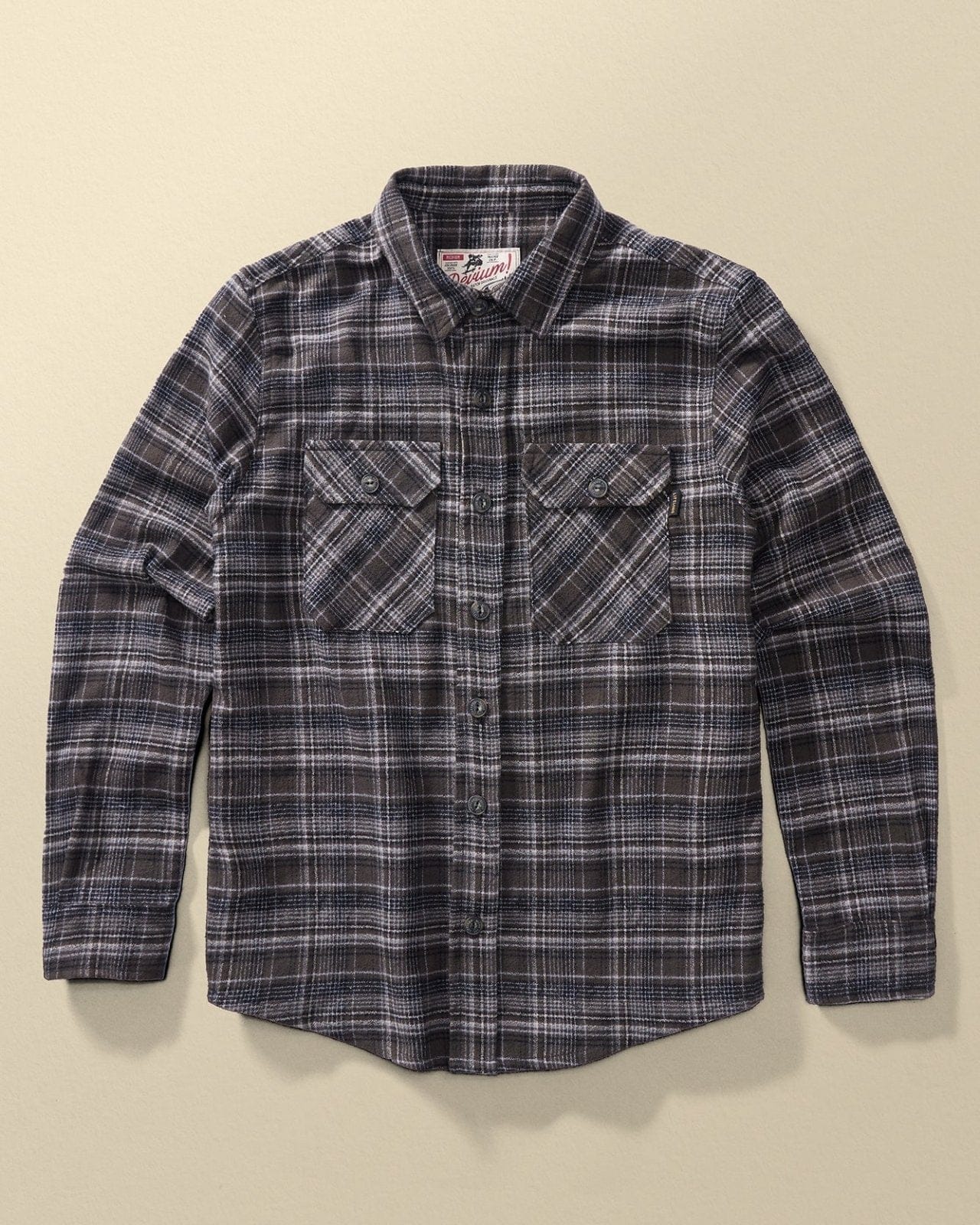 Devium Shirts Haze / 3XL Boca Long Sleeve Flannel Shirt