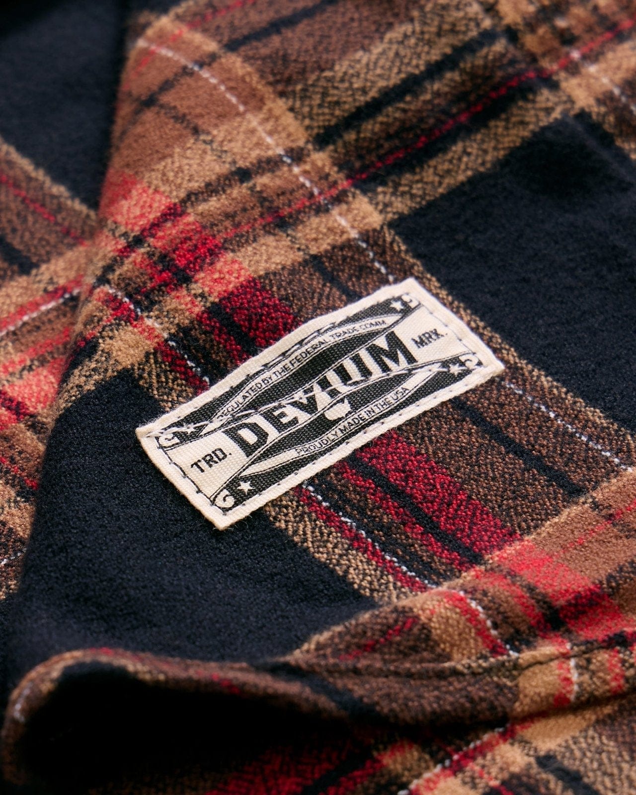 Devium Shirts Boca Long Sleeve Flannel Shirt