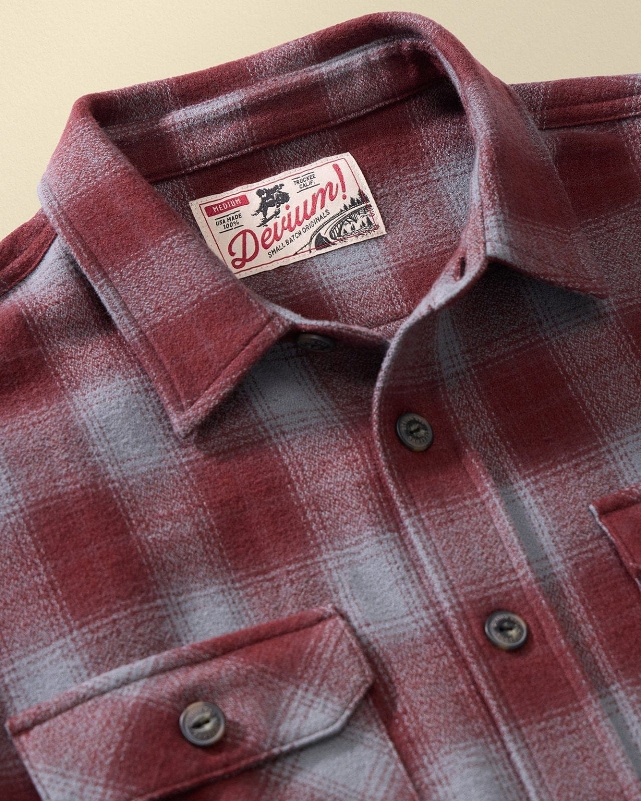 Devium Shirts Boca Long Sleeve Flannel Shirt