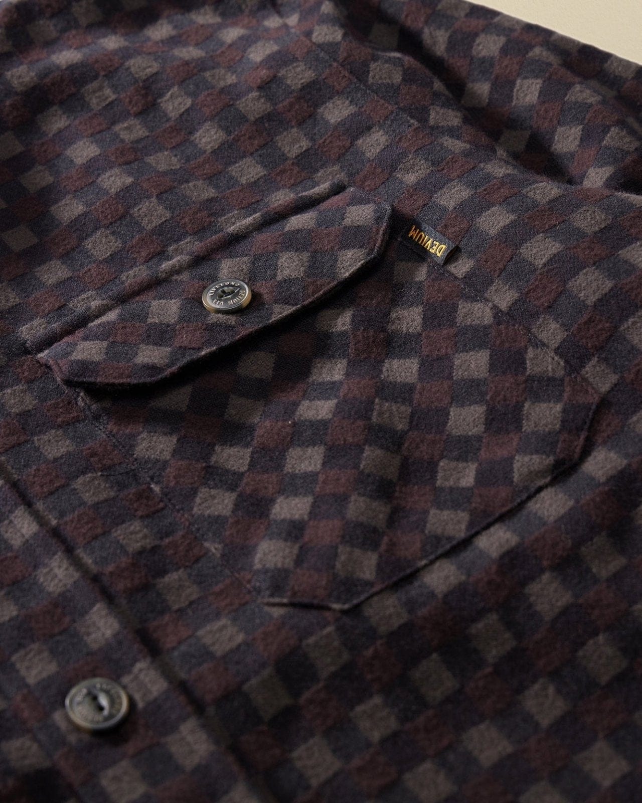 Devium Shirts Boca Long Sleeve Flannel Shirt