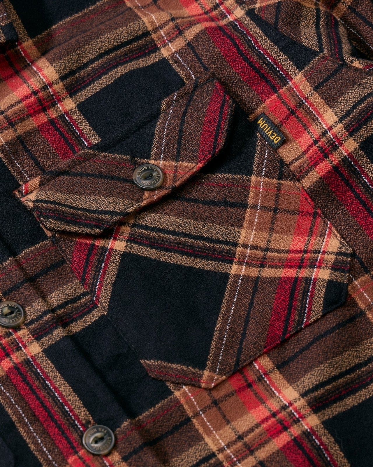 Devium Shirts Boca Long Sleeve Flannel Shirt