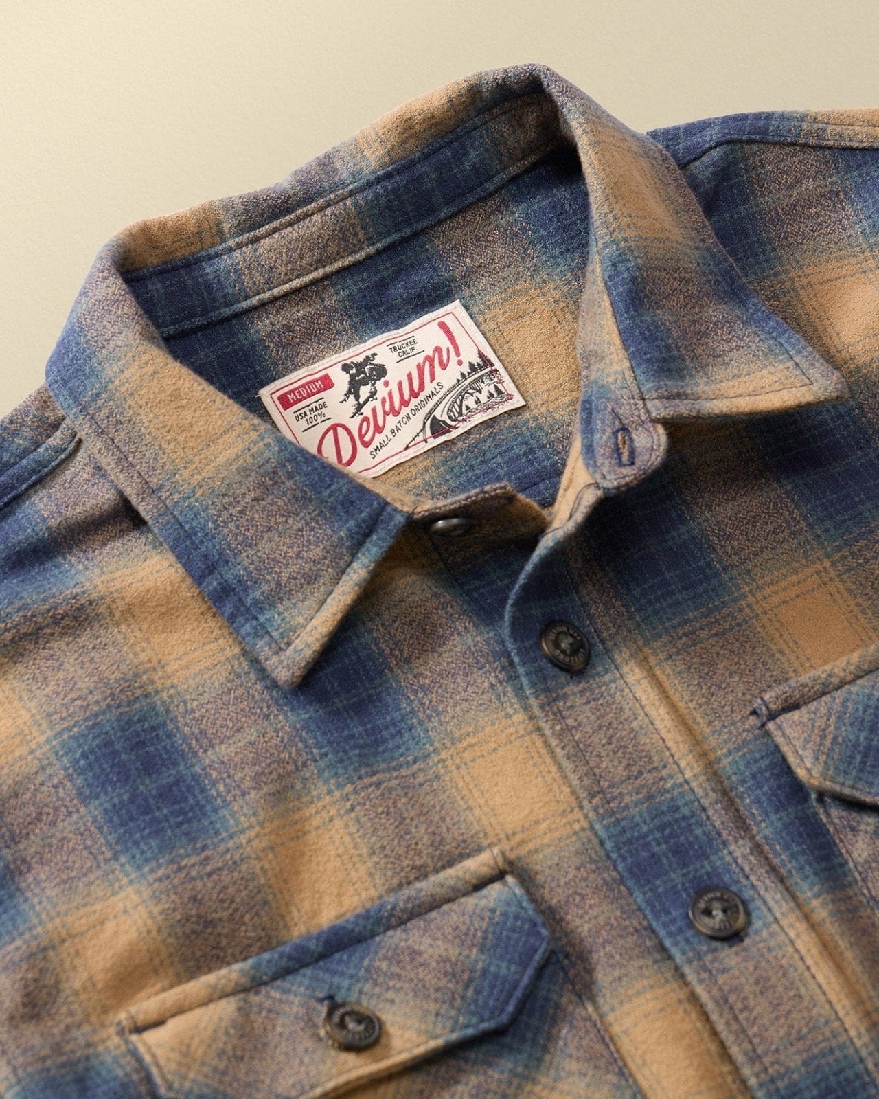 Devium Shirts Boca Long Sleeve Flannel Shirt