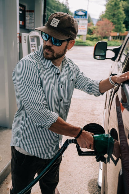 Bodega Striped Long Sleeve Shirt - My American Goods