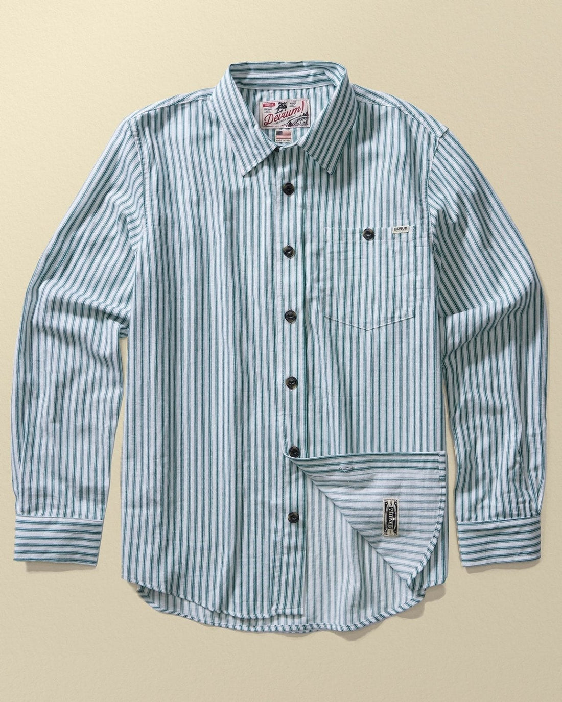 Bodega Striped Long Sleeve Shirt - My American Goods