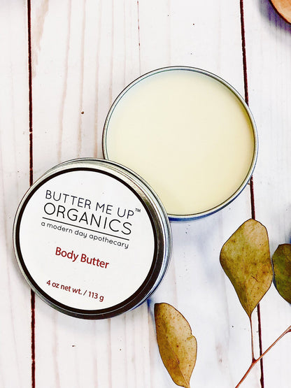 Organic Body Butter – Natural Moisturizer for Dry Skin, Hands &amp; Stretch Marks
