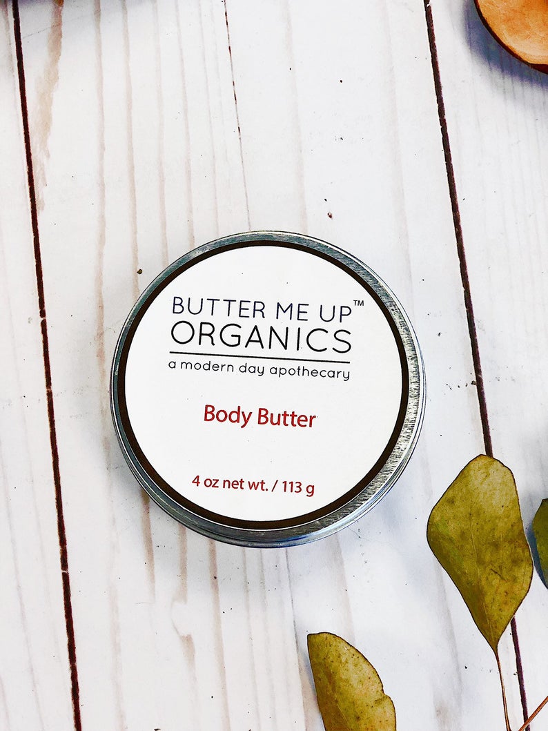 Organic Body Butter – Natural Moisturizer for Dry Skin, Hands &amp; Stretch Marks