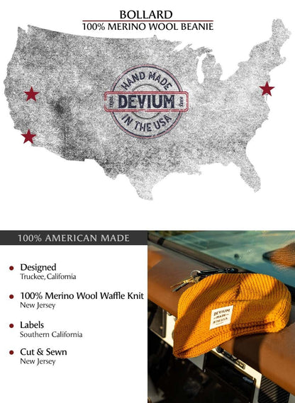 Bollard Merino Wool Beanie - My American Goods