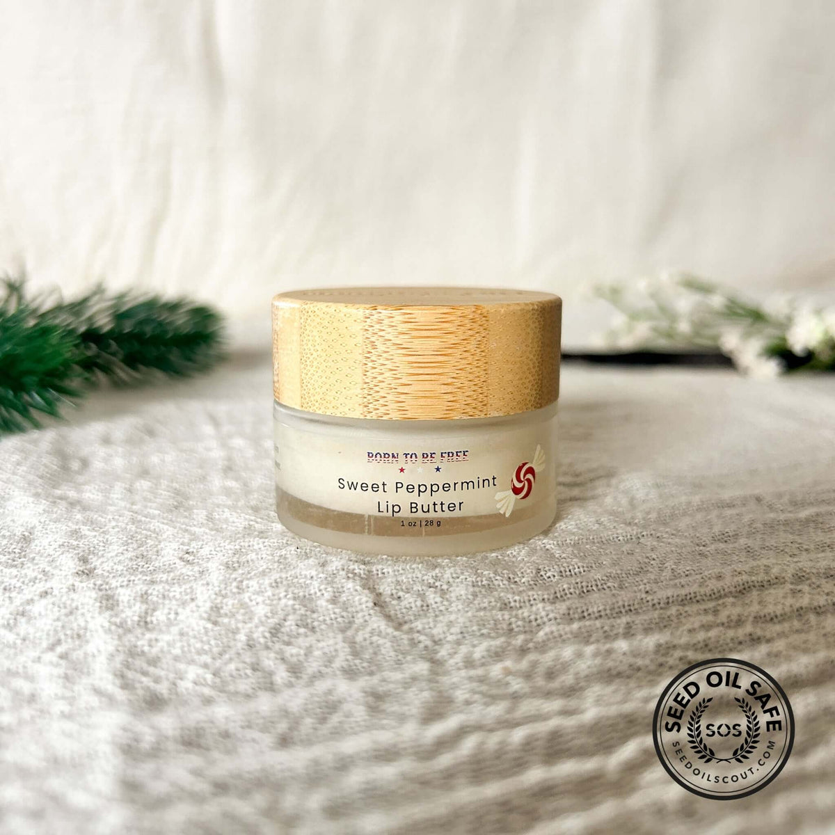 Sweet Peppermint Tallow Lip Butter