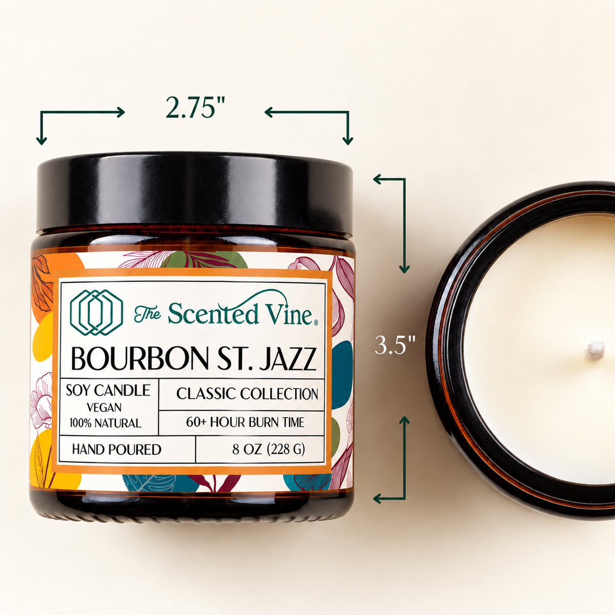 Bourbon St. Jazz Soy Candle