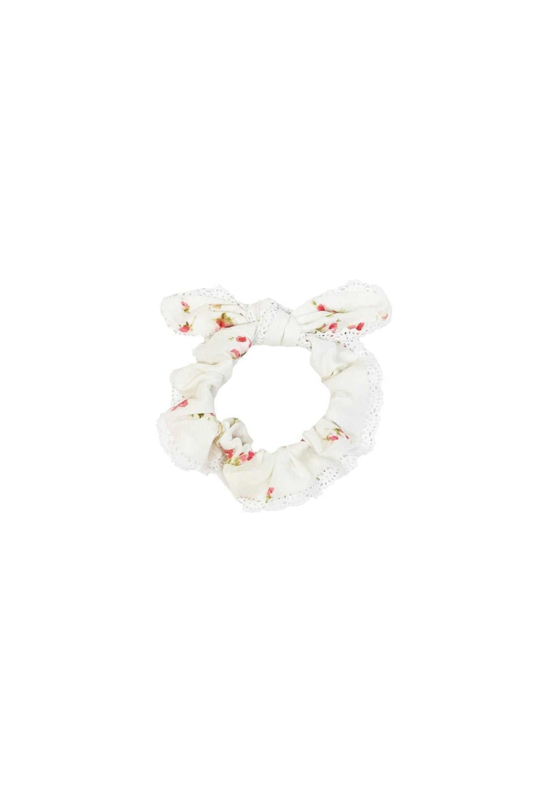 MERRITT CHARLES Accessories O/S Penelope Vintage Floral Bow-Tie Scrunchie