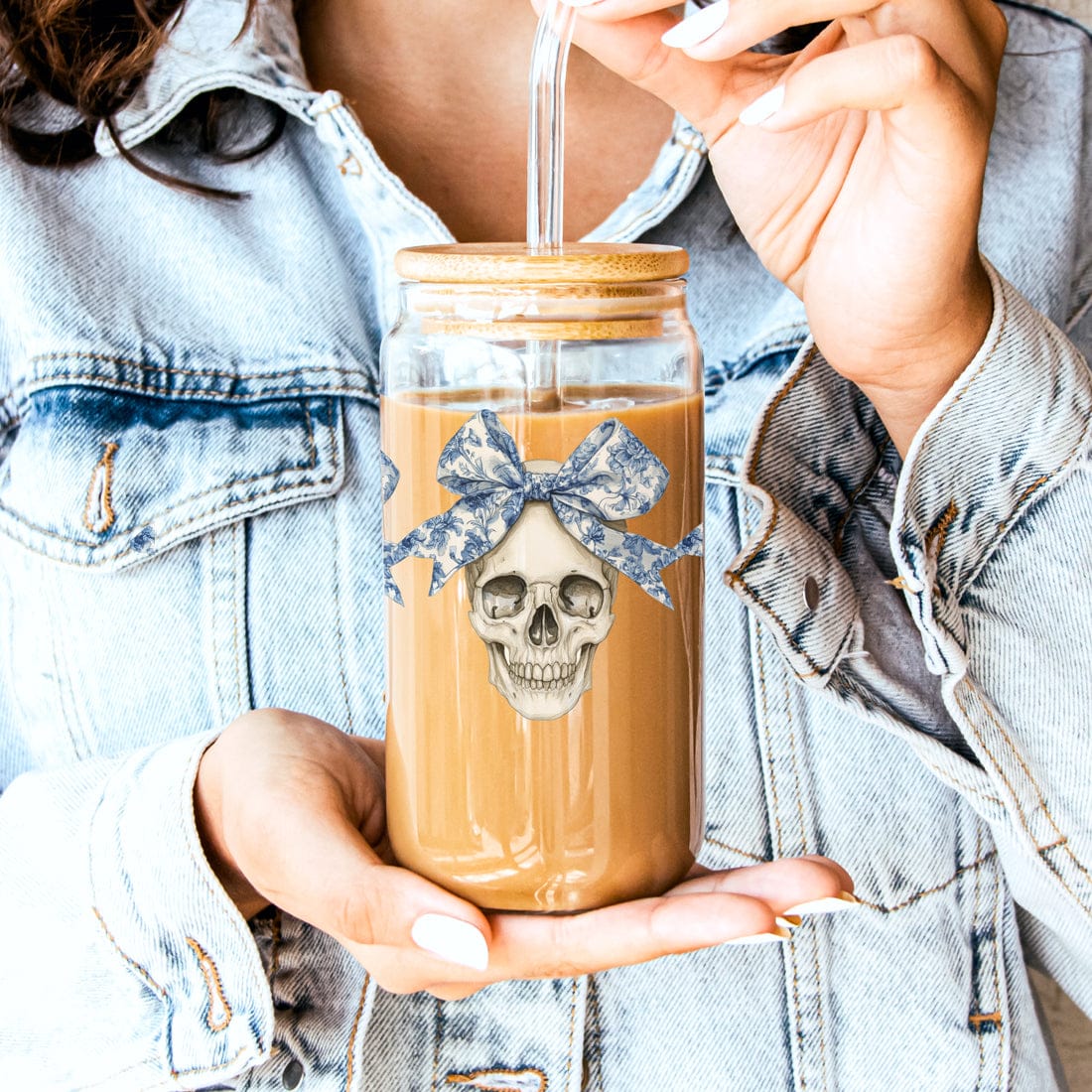 Gia Roma Travel Mug, Coffee Cup, Drinkware Bow Skull 20oz
