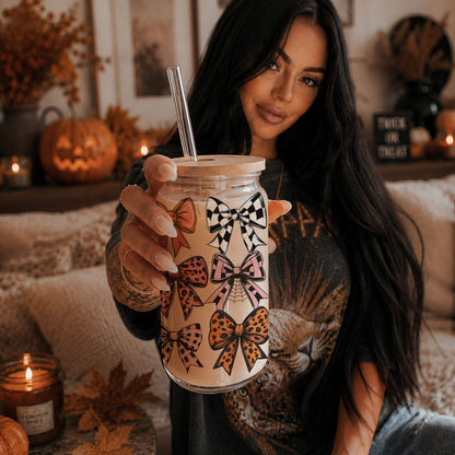 Gia Roma Travel Mug, Coffee Cup, Drinkware Fall Bows 20oz
