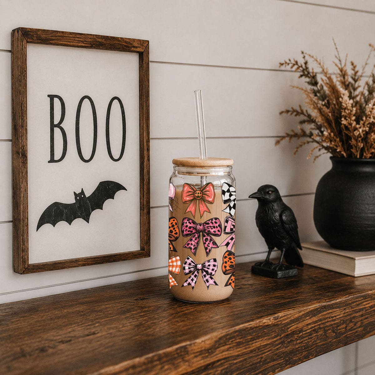 Gia Roma Travel Mug, Coffee Cup, Drinkware Fall Bows 20oz