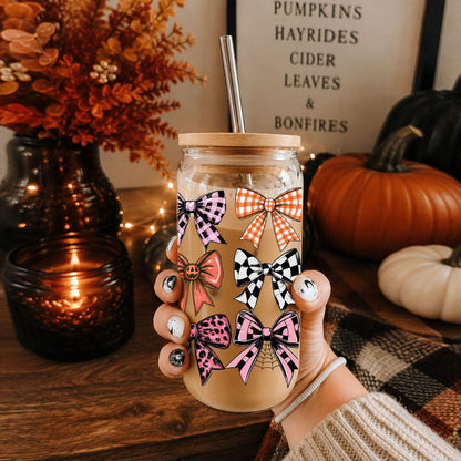 Gia Roma Travel Mug, Coffee Cup, Drinkware Fall Bows 20oz