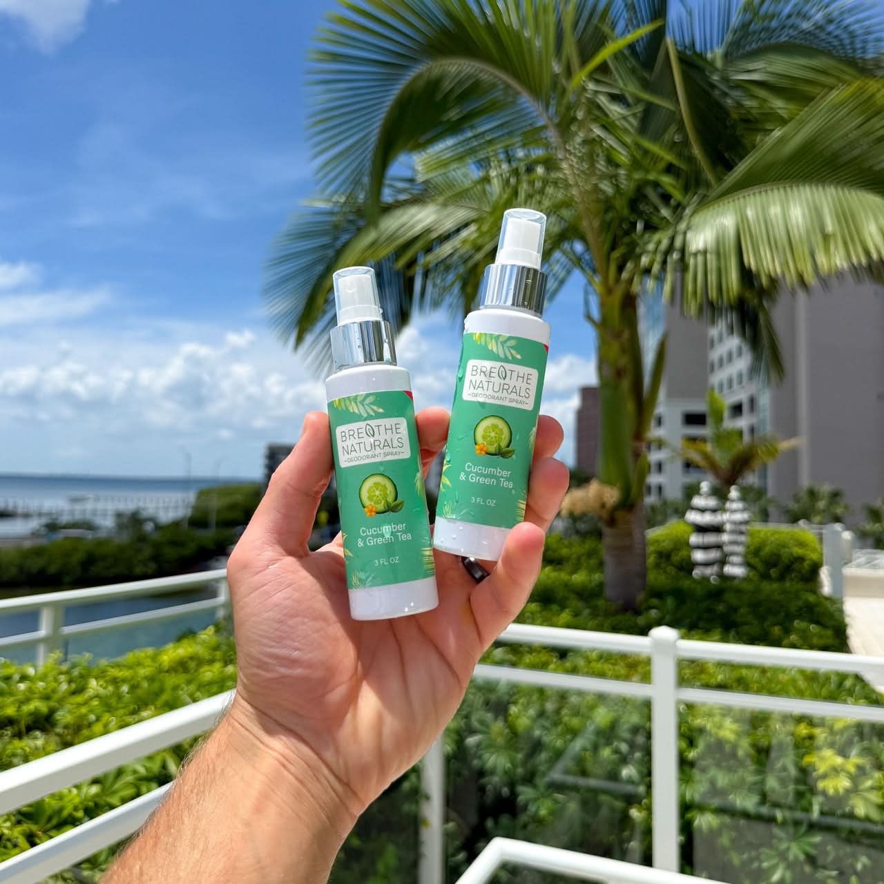 Breathe Naturals Deodorant Deodorant Cucumber &amp; Green Tea Spray Deodorant