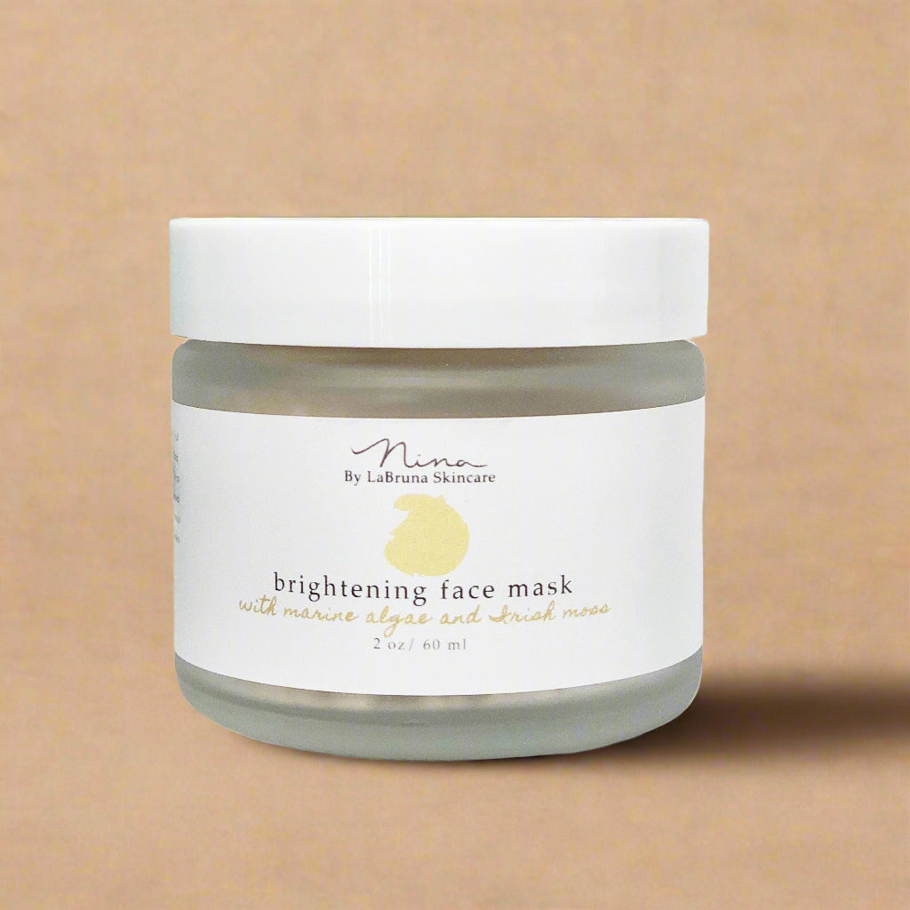 brightening face mask jar