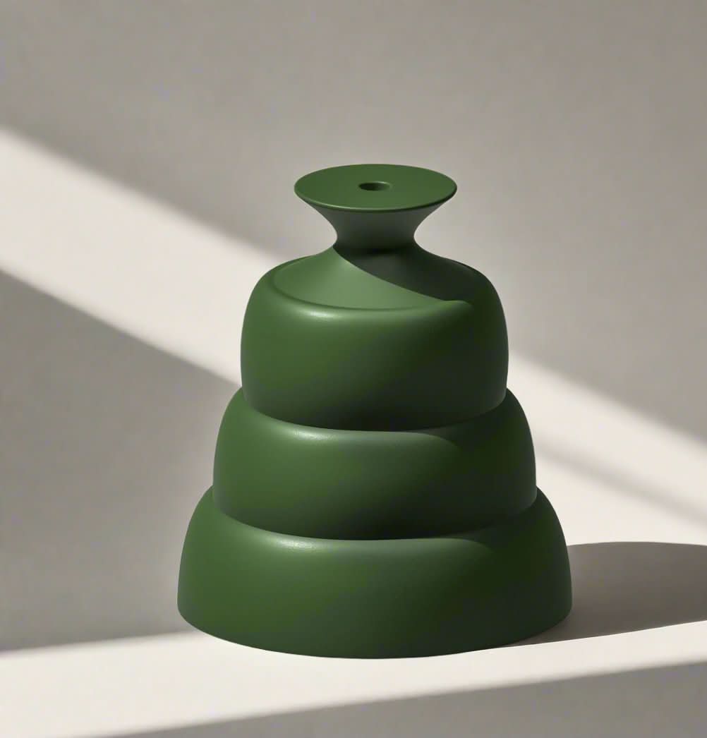 Rosebud HomeGoods Water Bell NO Drip Tray / Green Bubble Water Bell Thumb Pot
