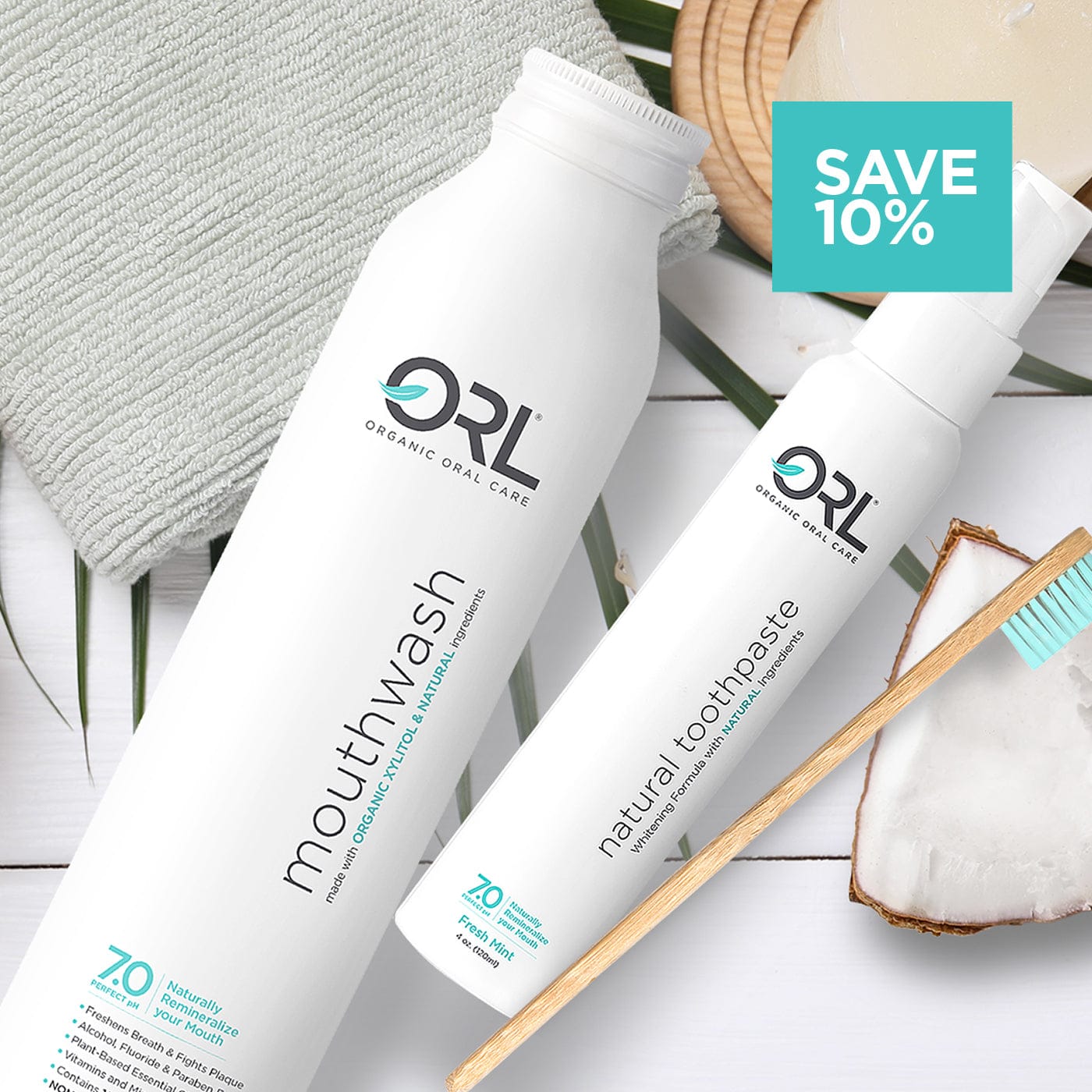 ORL Toothpaste Toothpaste &amp; Mouthwash Bundle