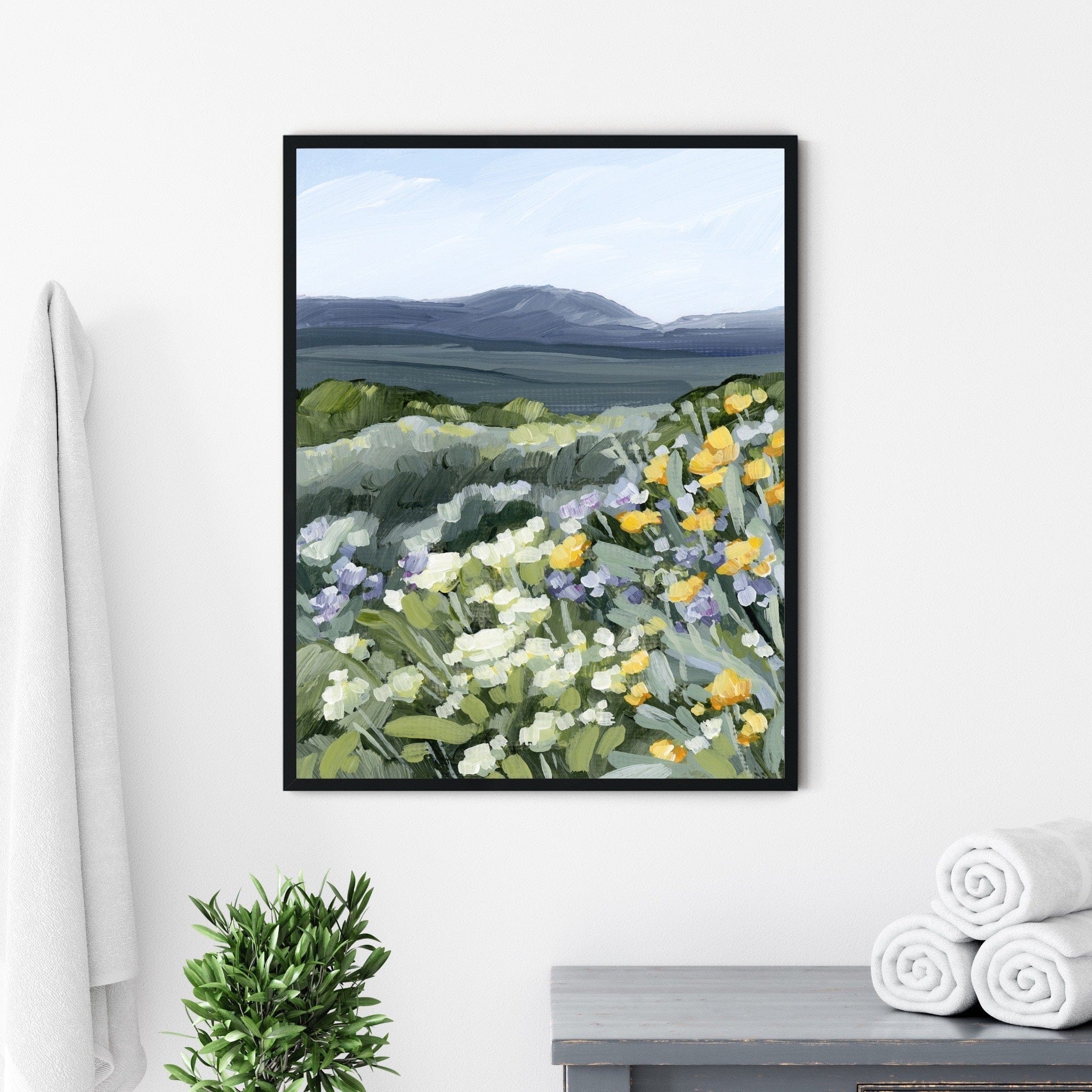 Katie Garrison Art Print "Buffalo Mountain" Art Print