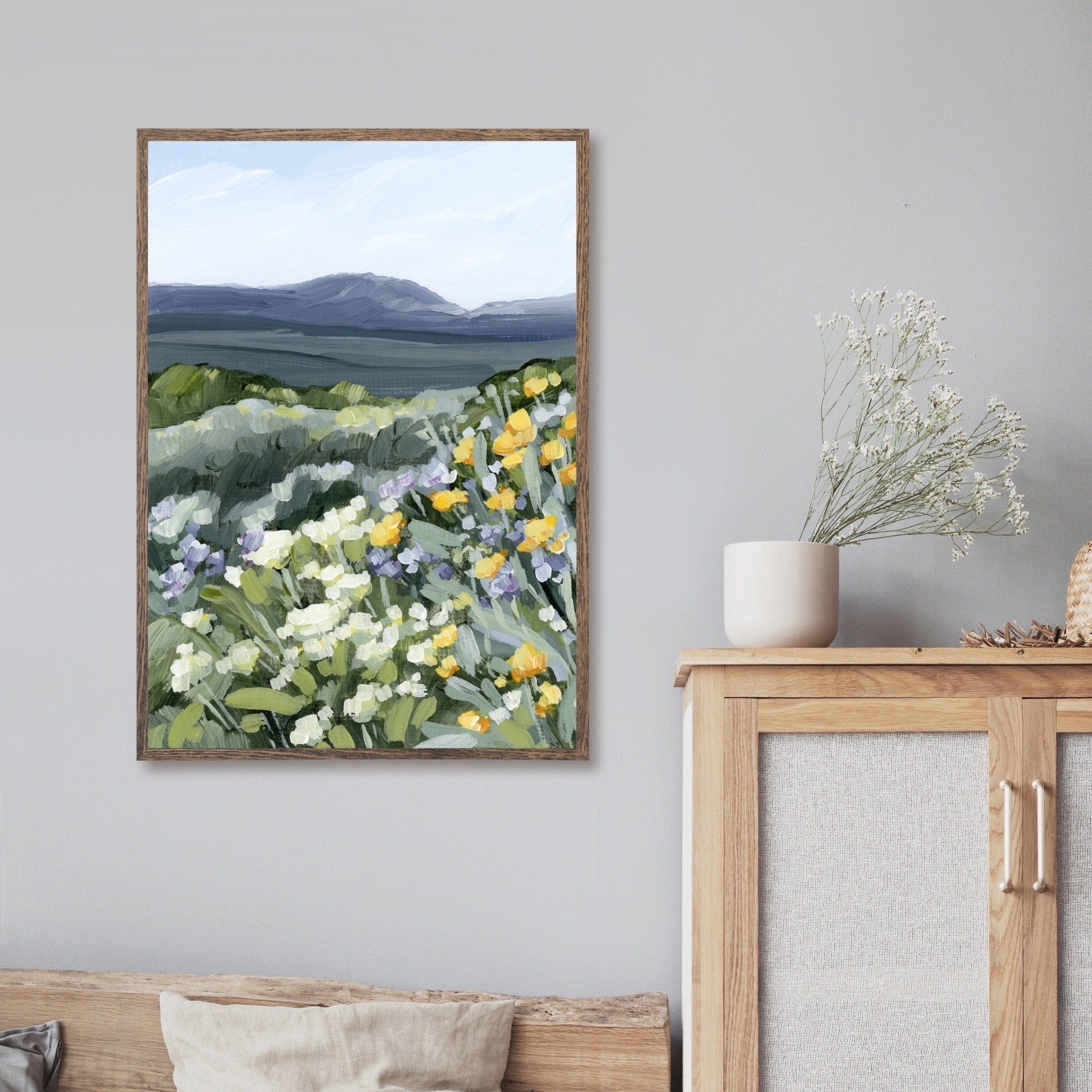 Katie Garrison Art Print "Buffalo Mountain" Art Print