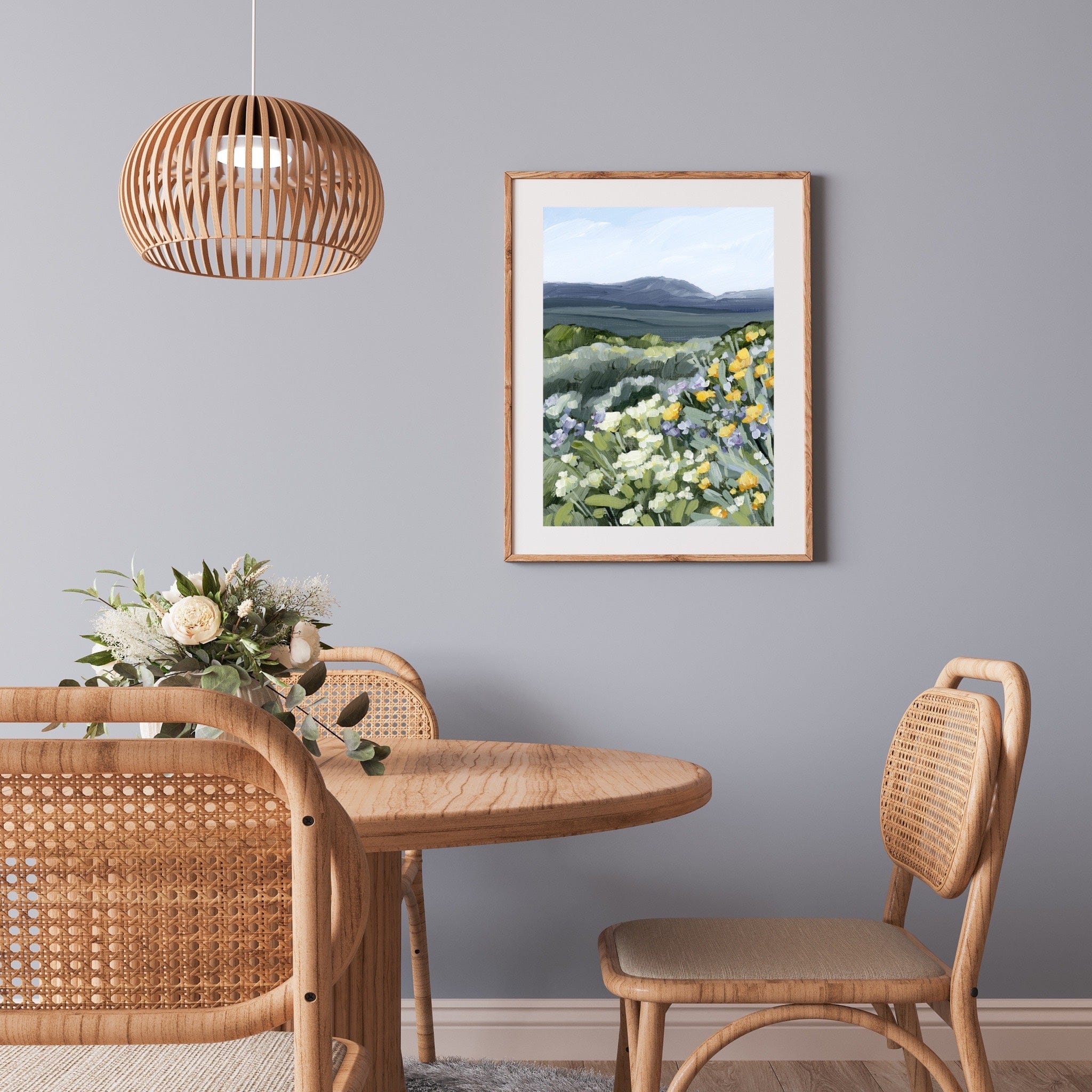Katie Garrison Art Print "Buffalo Mountain" Art Print