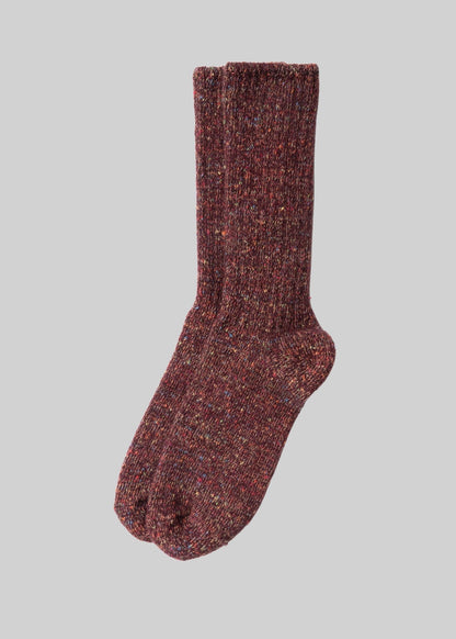 American Trench Socks burgundy / women&