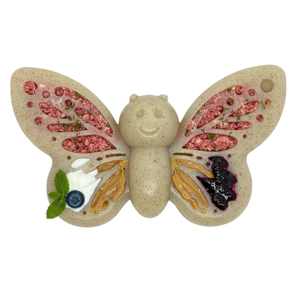 Butterfly Nylon Chew &amp; Enrichment Toy | 2-in-1 for Aggressive Chewers | SodaPup